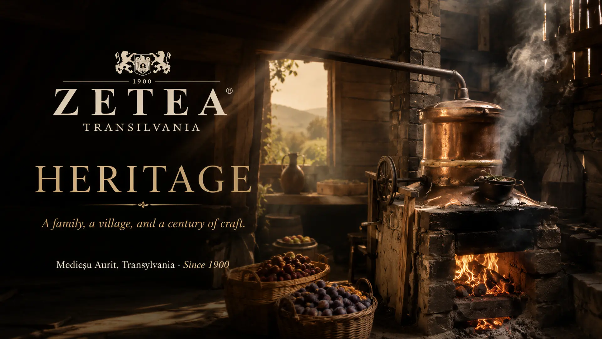 ZETEA Transilvania Heritage — a traditional copper still in Medieșu Aurit